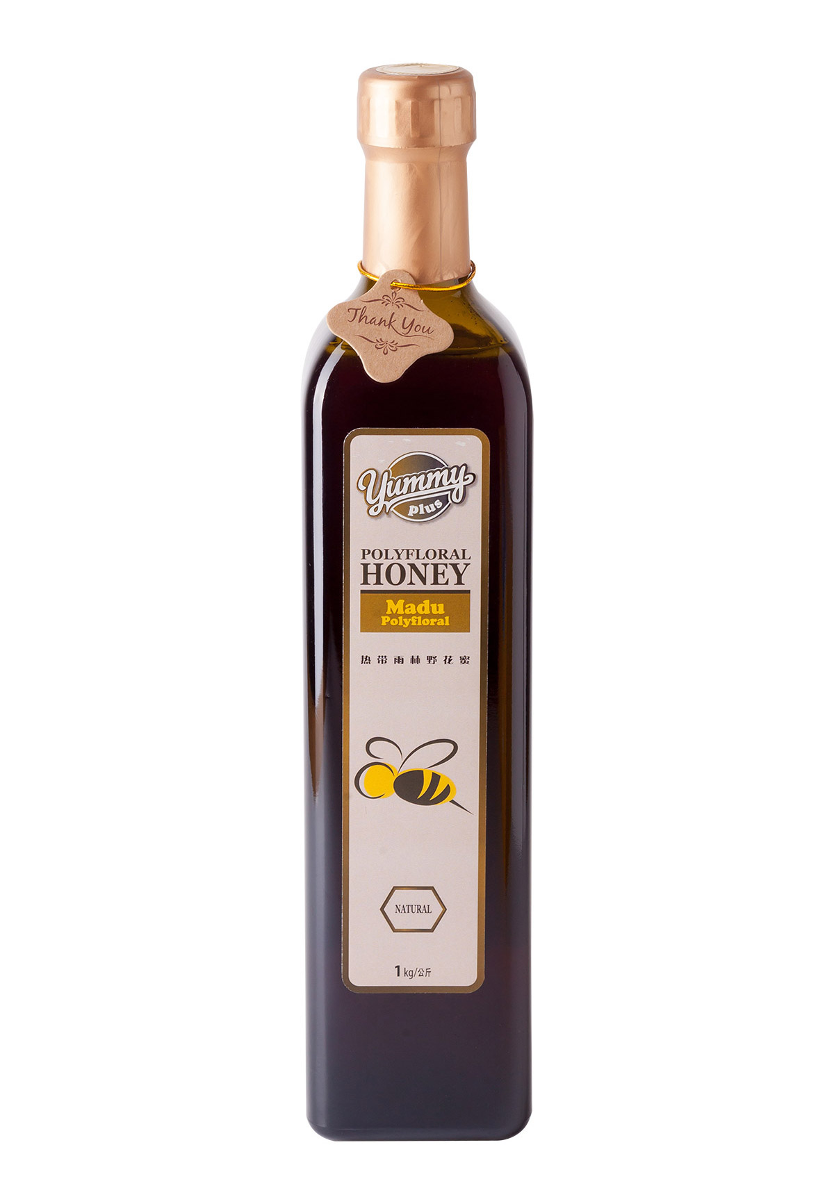 polyfloral_honey_1kg HONEY POLYFLORA - 1kg *100% PURE and NATURAL* - Image 1
