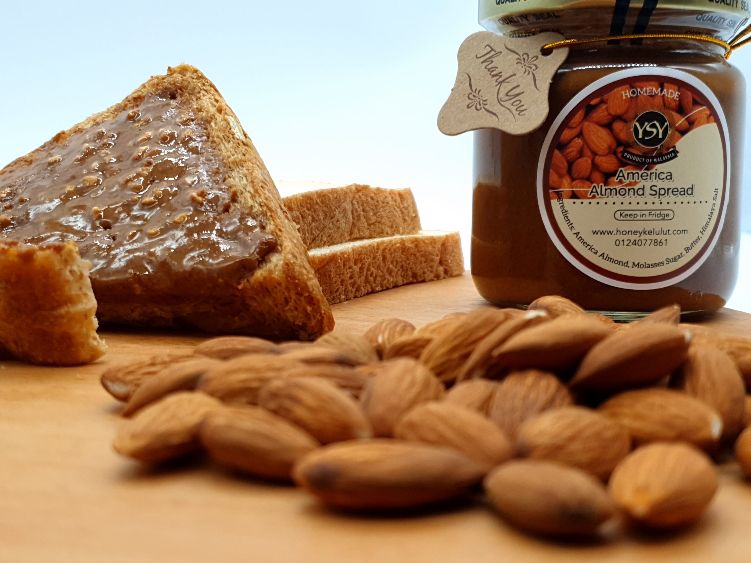ALMOND JAM PHOTO 1 Homemade America Almond Spread - Image 2