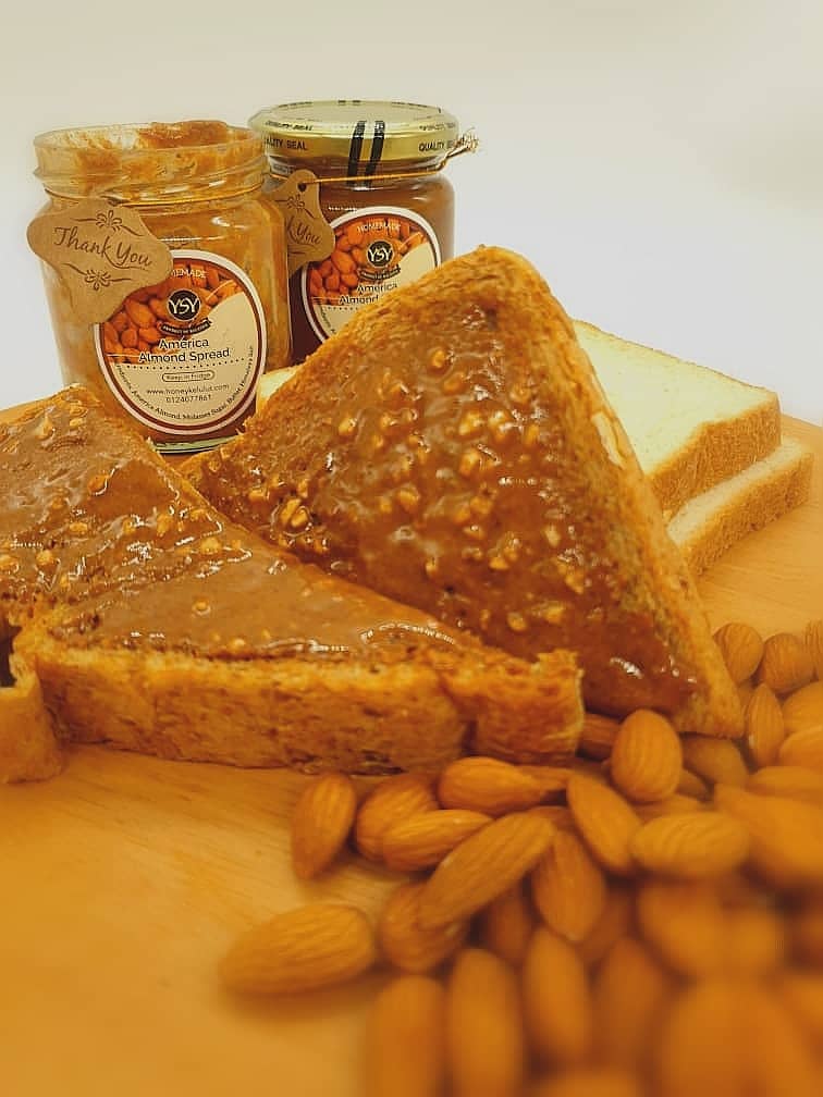 bread with almond Homemade America Almond Spread - Image 3
